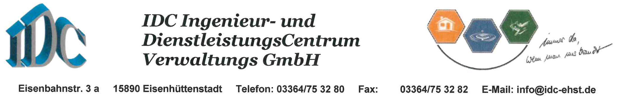 IDC Ingenieur- und Dienstleistungs-Centrum Eisenhüttenstadt Verwaltungs GmbH